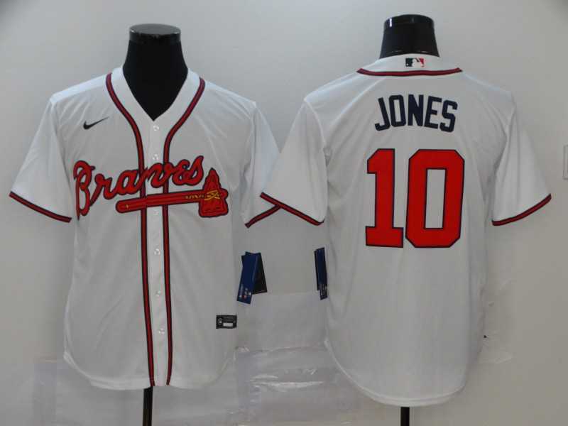 Braves 10 Chipper Jones White 2020 Nike Cool Base Jersey,We sell and wholesale Braves 10 Chipper Jones White 2020 Nike Cool Base Jersey on line form chian!